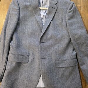 Men's Classic powder blue Blazer with elbow pads
